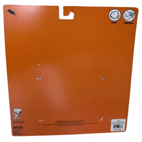 Peanuts Snoopy and Woodstock Halloween Dog Toys Pack of 2 10" Plush Chew Toys - Picture 4 of 6